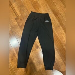 Black Joggers with Tapered Fit and Elastic Waistband